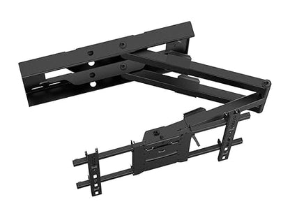 Monoprice Portrait and Landscape 360 Full-Motion Articulating TV Wall Mount for TVs 40in to 75in, Weight Capacity 110 lbs, Extension 3.3in to 31.5in, VESA Patterns Up to 400x400 - Commercial Series