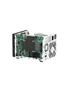 QNAP TVS-h474-PT-8G-US 4 Bay High-Speed Desktop NAS with Intel Pentium Gold 2-core CPU, 8GB DDR4 Memory, 2.5 GbE Networking and PCIe Gen 4 expandability (Diskless) Intel Pentium 4 Bay TVS-x74