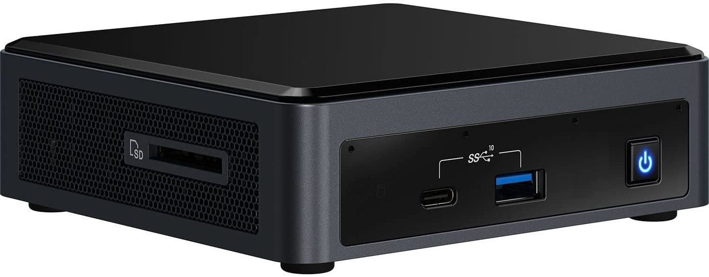 Intel NUC Kit NUC10I3FNK Business Mini Desktop Black (Intel i3-10110U 2-Core, 32GB RAM, 512GB m.2 SATA SSD, Intel UHD, WiFi, Bluetooth, 1xHDMI, SD Card, Win 10 Pro) 32GB RAM|512GB SSD|Win10Pro