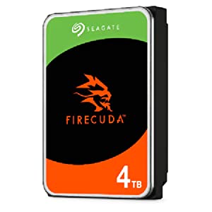 Seagate FireCuda ST4000DX005 4TB 7200 RPM 256MB Cache SATA 6.0Gb/s 3.5" Internal HDD Bare Drive
