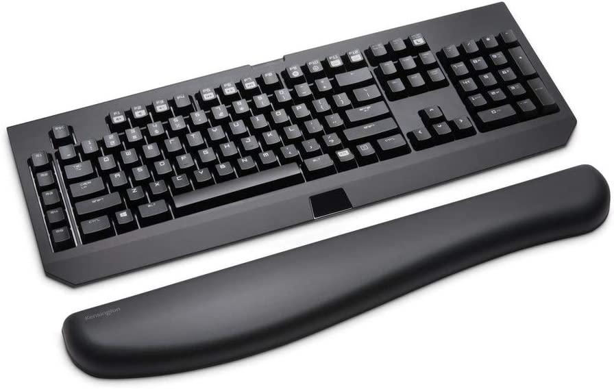 Kensington K52798WW ErgoSoft Wrist Rest for Mechanical and Gaming Keyboards, Black Mechanical &amp; Gaming