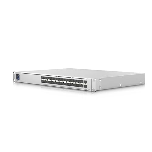 Ubiquiti UniFi Pro Aggregation Switch - Manageable - 3 Layer Supported - Modular - 100 W Power Consumption - Optical Fiber - Rack-mountable