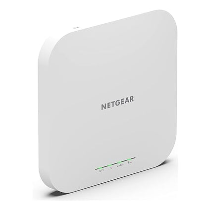 Netgear WAX610 802.11ax 1.76 Gbit/s Wireless Access Point - 2.40 GHz, 5 GHz - MIMO Technology - 1 x Network (RJ-45) - 2.5 Gigabit Ethernet - PoE Ports - Ceiling Mountable, Wall Mountable