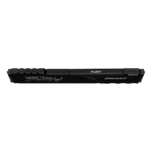 Kingston Fury Beast 16GB 3200MHz DDR4 CL16 Memory Gamer for PC Black (KF432C16BB1/16) 16.0 3200MHz 16 GB