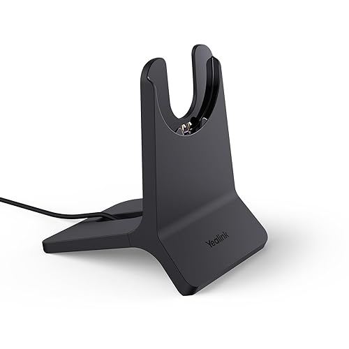 Yealink BHC70 Charging Stand for BH70 Bluetooth Headset & WH64 Hybrid Headphone, =90min Fast Charging, NO Power Adapter Needed, NO Headset Control Function, 1.2m USB-A Cable (ONLY Charging Base)