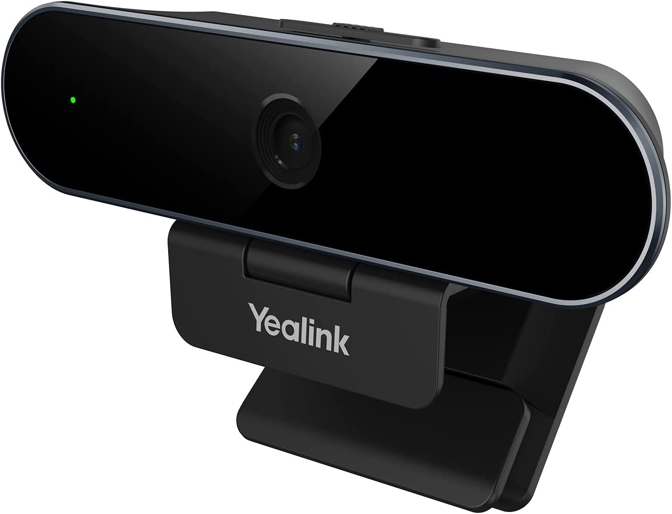 Yealink USB Webcam Ultra 1080P HD Audio Camera with Rotatable Lens, Built-in Lens and Cap Smart Light Microsoft Teams and Skype for Business Certified and Zoom Personal Workspace Certified UVC20