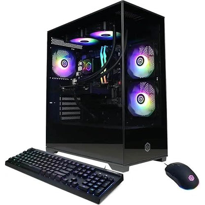 CyberpowerPC Gamer Supreme Liquid Cooled Gaming Desktop Computer, Intel Core i9-14900F 2.0GHz, 32GB RAM, 2TB SSD, NVIDIA GeForce RTX 5060 Ti 16GB, Windows 11 Home, Black
