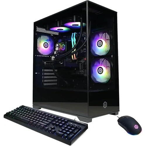 CyberpowerPC Gamer Supreme Liquid Cooled Gaming Desktop Computer, Intel Core i9-14900F 2.0GHz, 32GB RAM, 2TB SSD, NVIDIA GeForce RTX 5060 Ti 16GB, Windows 11 Home, Black