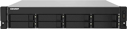 QNAP TS-832PXU-RP-4G 8 Bay High-Speed SMB Rackmount NAS with Two 10GbE and 2.5GbE Ports, Redundant PSU (TS-832PXU-RP-4G-US)