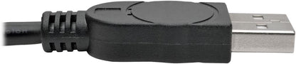 Tripp Lite 6ft 2-Port USB to DB9/ RS 232 Serial Adapter Cable FTDI, COM Retention M/M 6' (U209-006-2) USB-A to 2x DB9 (M/M)