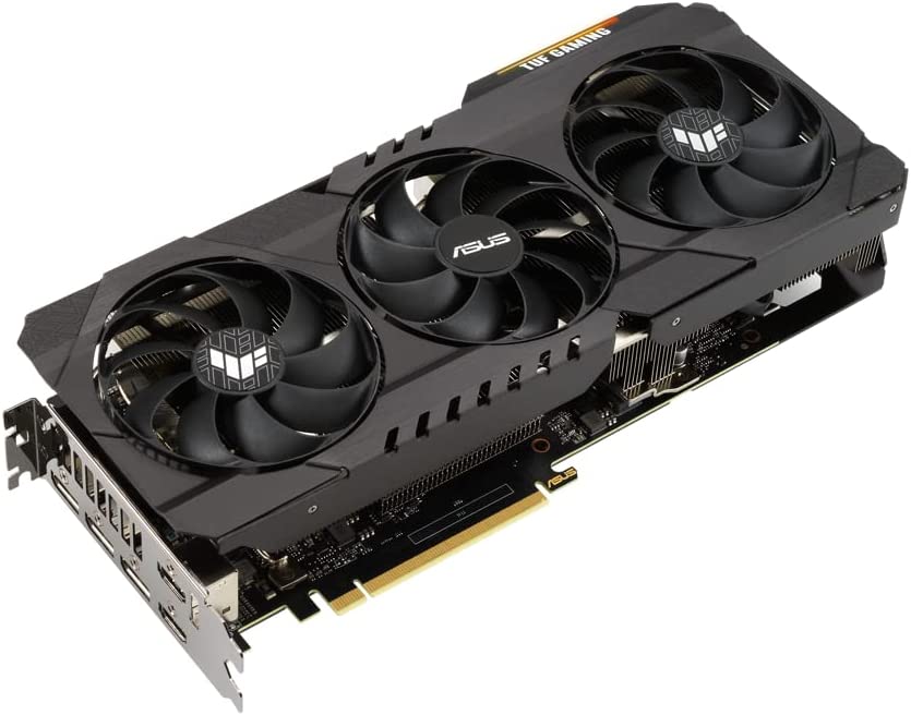 ASUS TUF Gaming NVIDIA GeForce RTX 3070 Ti OC V2 Graphics Card (PCIe 4.0, 8GB GDDR6X, HDMI 2.1, DisplayPort 1.4a, Dual Ball Fan Bearings, Military-Grade Certification, GPU Tweak III)