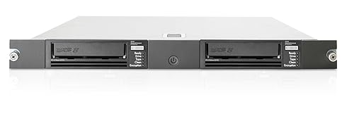 Hewlett Packard Enterprise Storage LTO-9 Ultrium Rack Mount Tape Drive 5X LTO-9 45TB Data Cartridges (HPE Smart Choice P77034-B25)