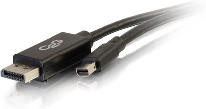 C2g/ cables to go C2G Mini Display Port to Display Port Adapter, 8K, Male to Male, Black, 6 Feet (1.82 Meters), Cables to Go 54301 Mini Male to Adapter Male 6 Feet Black