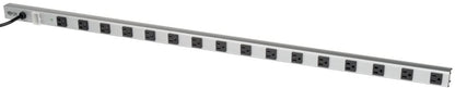 Tripp Lite 16 Outlet Surge Protector Power Strip, 15ft Long Cord, Metal, SS7415-15, Silver 16 Outlet Power Strip