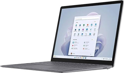 Microsoft Surface Laptop 5 13.5 Touchscreen Notebook - 2256 x 1504 - Intel Core i5 12th Gen i5-1235U - Intel Evo Platform - 8 GB Total RAM - 256 GB SSD - Platinum - Intel Chip - Windows 11 - Int