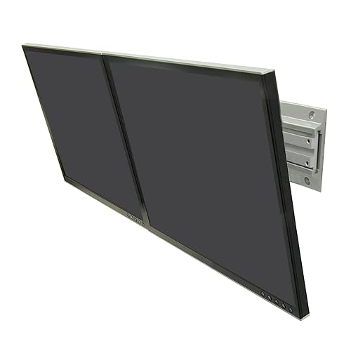 Ergotron – Neo-Flex Dual Monitor Mount, VESA Wall Mount – for2 MonitorsUp to 24 Inches, 0 to 25lbsEach