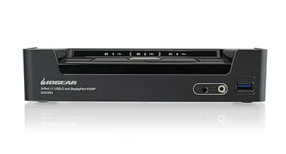 IOGEAR 3-Port 4K USB-C and DisplayPort KVMP Switch with Power Delivery - GCS1953
