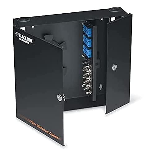 Black Box Wallmount Fiber Enclosure (Locking, 4-Slot)