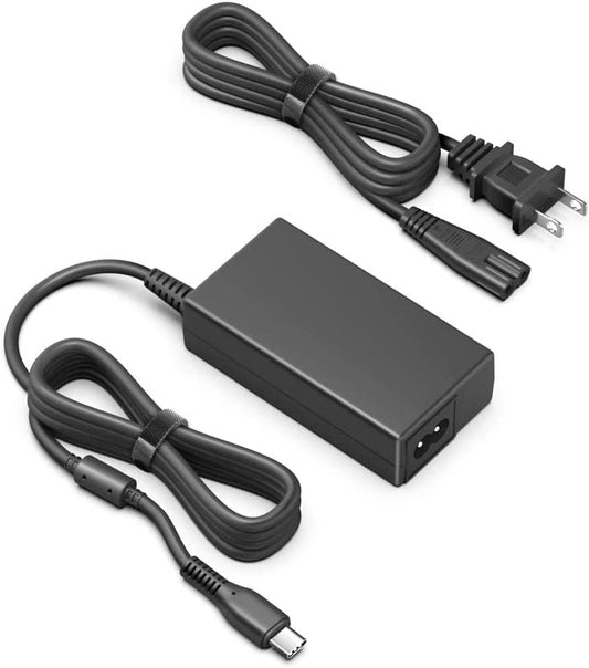 BATTERY TECHNOLOGY 1HE07AA#ABA-BTI 45W USB Type C Wall Mount AC Adapter for HP, Black
