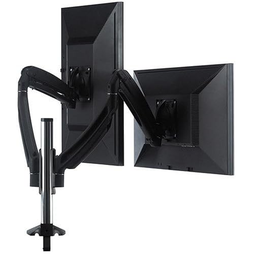 Chief Kontour K1c220b Desk Mount For Flat Panel Display - Black - Height Adjustable - 2 Display(s) Supported - 10" To 30" Screen Support - 44 Lb Load Capacity - 75 X 75, 100 X 100 - Vesa Mount Compatible - Aluminum