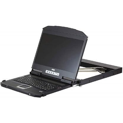 ATEN 18.5" Ultra Short Depth Dual Rail WideScreen LCD Console (1 RU)
