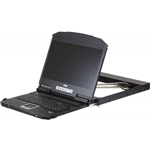 ATEN 18.5" Ultra Short Depth Dual Rail WideScreen LCD Console (1 RU)