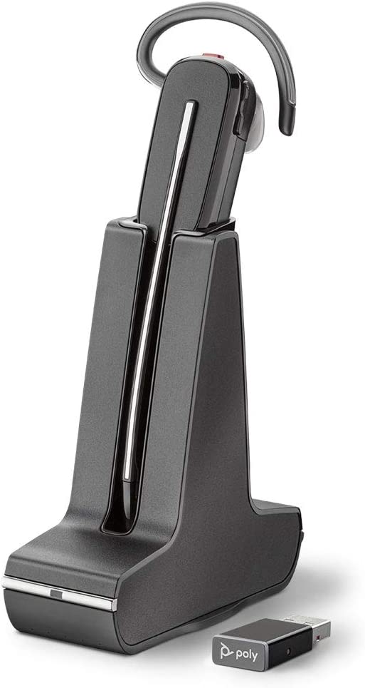 Plantronics Savi 8240 UC, Convertible - Mono - Wireless - DECT 6.0-590.6 ft - 32 Ohm - 20 Hz - 20 kHz - Over-The-Ear, Earbud - Monaural - in-Ear - Noise Cancelling Microphone