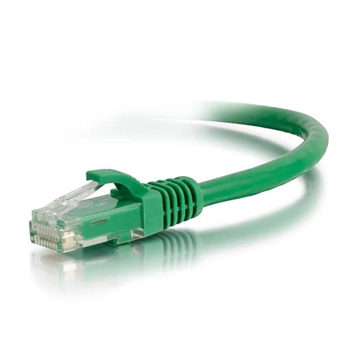 C2G 27175 Cat6 Cable - Snagless Unshielded Ethernet Network Patch Cable, Green (25 Feet, 7.62 Meters) UTP 25 Feet/ 7.62 Meters Green