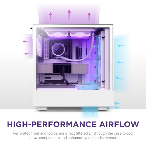 NZXT H5 Flow RGB - White