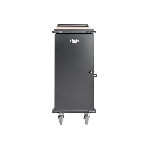 Tripp Lite 27-Port AC Mobile Charging Cart Storage Station for Chromebooks, iPads, Laptops, Tablets, Black (CSC27AC)