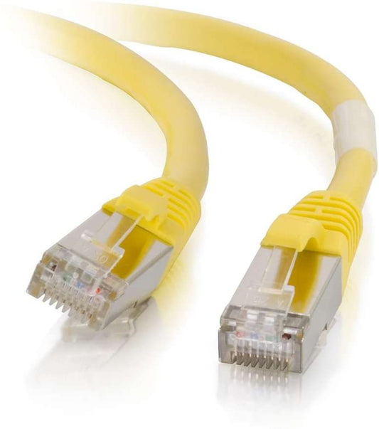 C2g/ cables to go C2G 00865 Cat6 Cable - Snagless Shielded Ethernet Network Patch Cable, Yellow (7 Feet, 2.13 Meters) 7 Feet Yellow