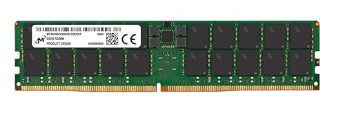 Micron 96GB DDR5 SDRAM Memory Module - For Server, Workstation - 96 GB (1 x 96GB) - DDR5-5600/PC5-44800 DDR5 SDRAM - 5600 MHz Dual-rank Memory - CL46 - 1.10 V - ECC - Registered - 288-pin