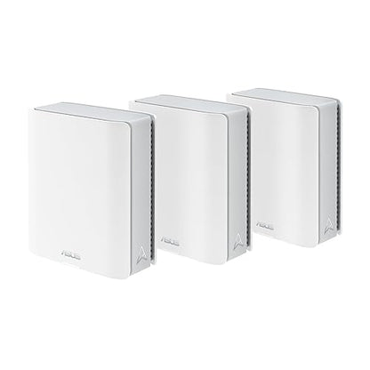ASUS ZenWiFi BT6 Tri-Band WiFi 7 Mesh, 9.4 Gbps, 7600 sq.ft. (3pk), 2.5G WAN Port, Security and Parental Controls Included, Smart Home Master SSIDs, 4G & 5G Mobile Tethering
