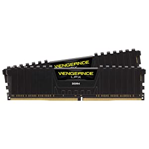 Corsair Vengeance LPX 32GB (2 X 16GB) DDR4 3600 (PC4-28800) C18 1.35V Desktop Memory - Black Black 32GB Kit (2x16GB) 3600MHz Memory