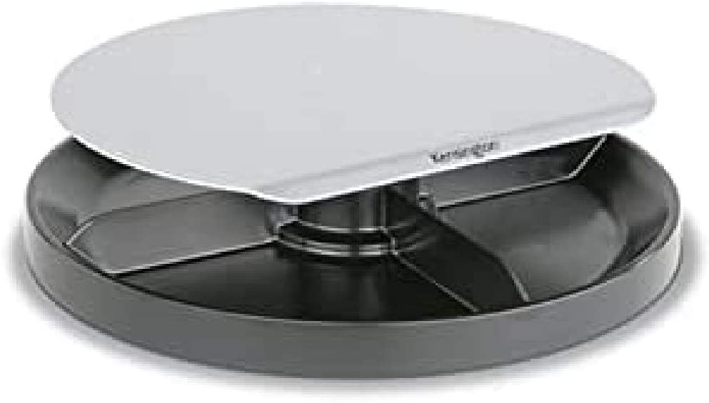 Kensington 60049 Spin2 Monitor Stand, 14 x 14 x 3 1/4, Black (KMW60049)