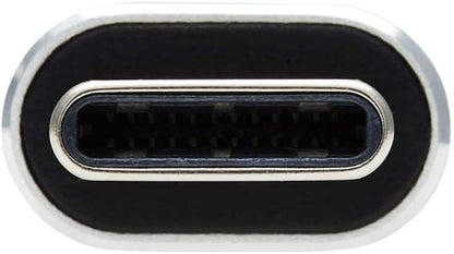 Tripp Lite USB-C to VGA Flat Cable, Flat USB C to VGA Apapter Cable (M/F), 1920 x 1200 60 Hz, Thunderbolt 3 Compatible, Black, 5 in (U444-F5N-VGA)