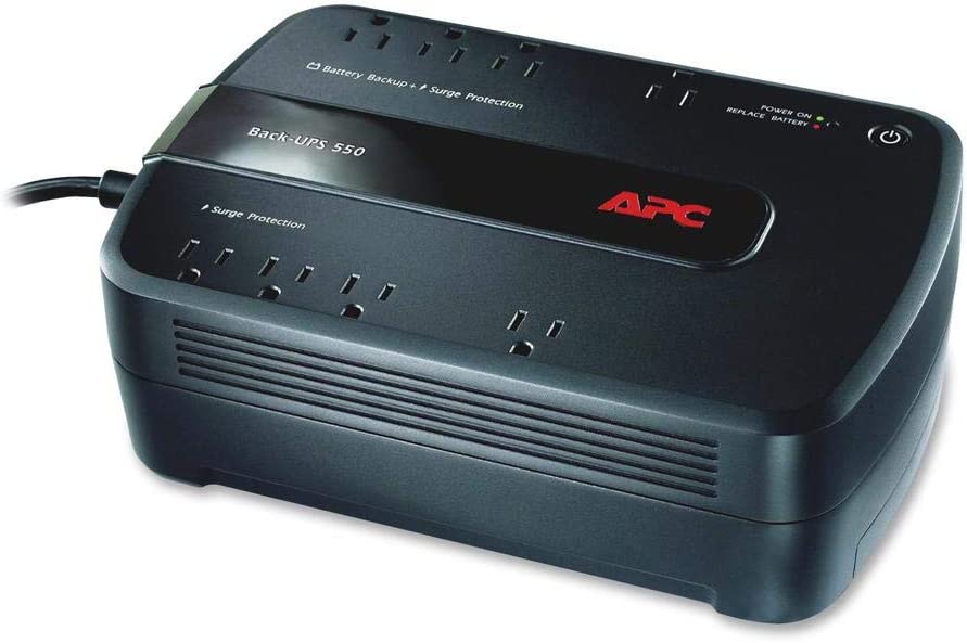 APC UPS Battery Backup Surge Protector, BE650G1 Surge Protector with Battery Backup, Dataline Protection, Backup Battery Power Supply 650VA Battery Backup