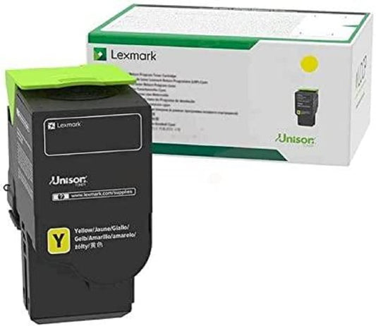 Lexmark 78C0U40 Yellow Ultra High Yield Toner Cartridge