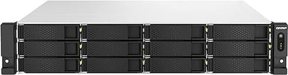 QNAP TS-h1887XU-RP-E2336-32G-US 18 Bay 2U Rackmount Hybrid NAS with Intel® Xeon® Processor, Dual 10GbE, ZFS Storage for Virtualization and Data-Intensive Enterprise Applications