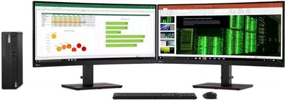 Lenovo ThinkCentre M75s Gen 2 11R80039US Desktop Computer - AMD Ryzen 5 PRO 5650G Hexa-core (6 Core) 3.90 GHz - 8 GB RAM DDR4 SDRAM - 256 GB M.2 PCI Express NVMe x4 SSD - Small Form Factor - Black - A