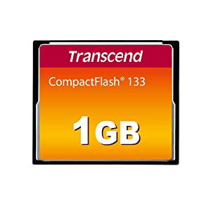 Transcend TS1GCF133 1GB 133X Compact Flash Card 1 GB
