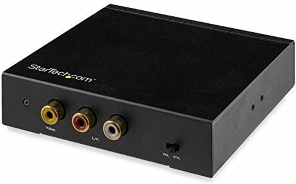 StarTech.com HDMI to RCA Converter Box with Audio - Composite Video Adapter - NTSC/PAL - 1080p (HD2VID2)