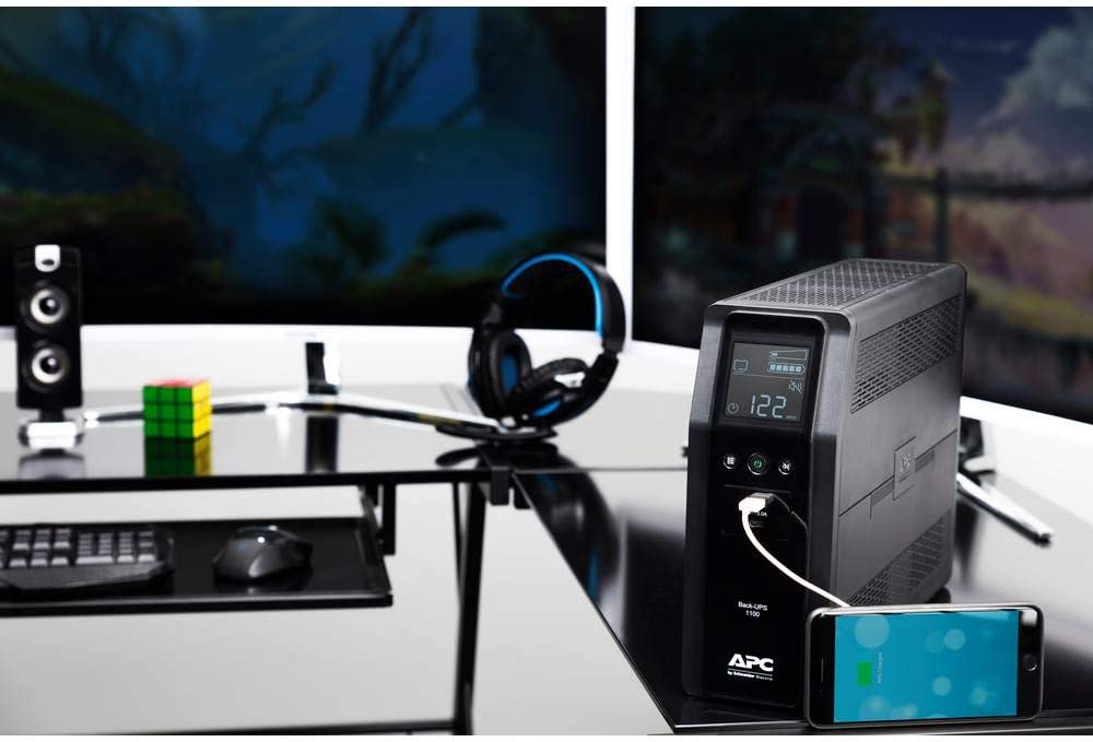 APC Back-UPS Pro 1100VA 10-Outlet and 2-USB Battery Backup