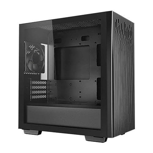 DEEPCOOL MATREXX 40 Mini-ITX/Micro-ATX Case, Mesh Top and Front, Tempered Glass Side Panel