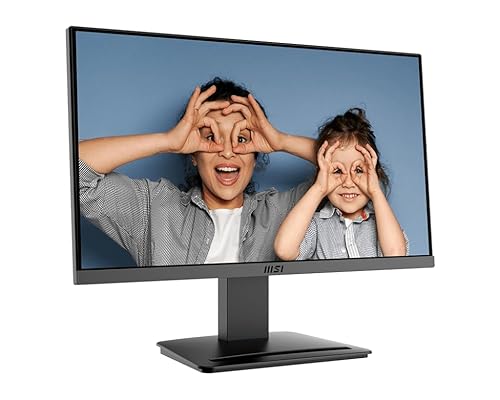 MSI PRO MP223 E2, 22-inch VA 1920 x 1080 (FHD) Computer Monitor, 100Hz, Adaptive-Synch, HDMI, DP, VESA Mountable, Less Blue Light, Tilt, 1ms, Black 22 MP223 E2