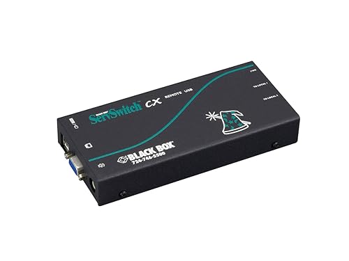 Black Box ServSwitch CX Uno USB Remote Access Module with Audio - 1 Remote User(s) - 984.25 ft Range - 2 x USB - 1 x VGA