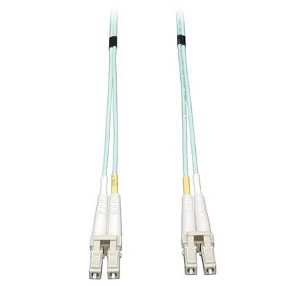 Tripp Lite N820-10M 33 Feet 10Gb Multimode Duplex 50/125 LSZH Aqua Fiber Patch Cable LC/LC - 10M