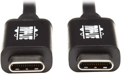 Tripp Lite Thunderbolt 3 Cable 40 Gbps Active 5A 100W Pd 4K USB C M/1M (MTB3-01M-5A-Ab)