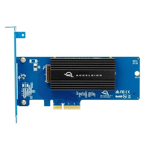OWC 2TB Accelsior 1M2 M.2 SSD to PCIe 4.0 Adapter Card 2TB PCIe SSD