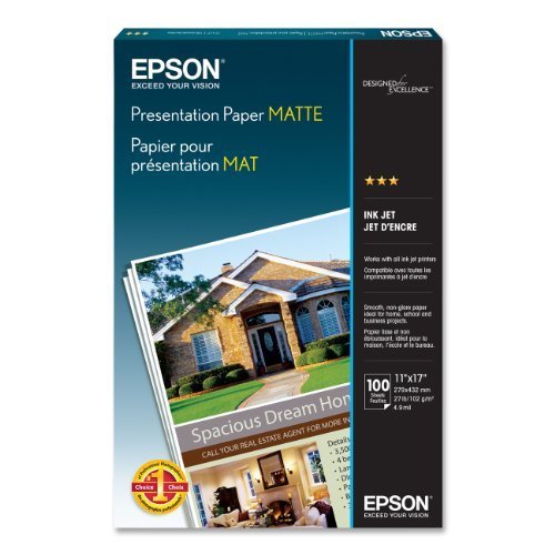 Epson S041067 Presentation Paper Matte Legal Size 100 Sheets